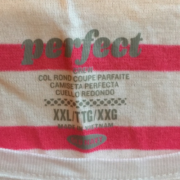 Pink and white striped tee - Picture 3 of 5